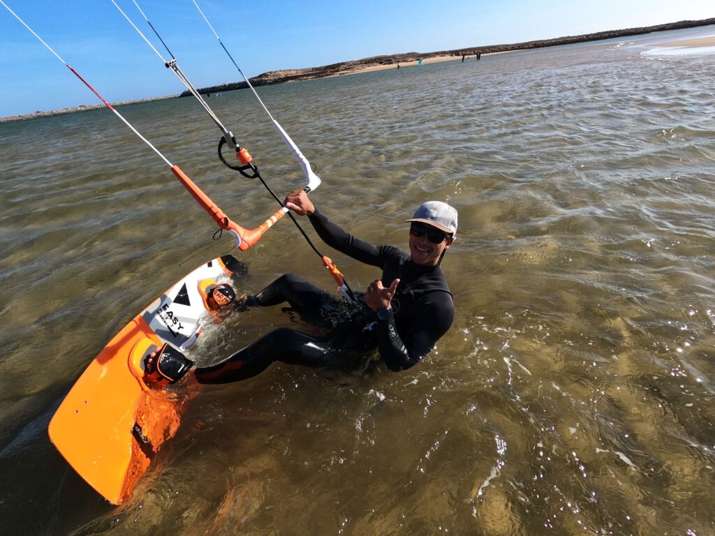 Kitesurfing
